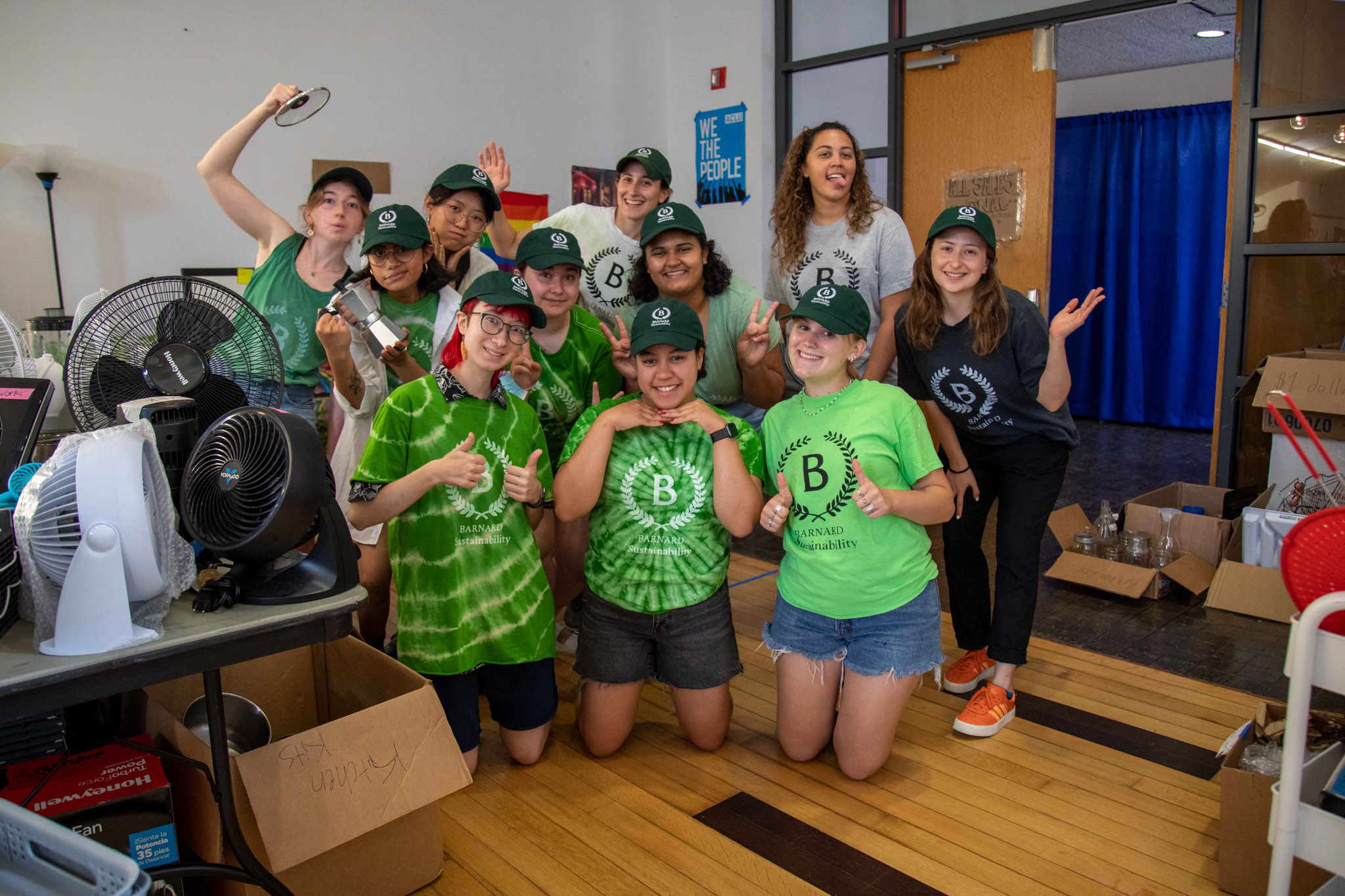 Fall 2023 EcoRep team for the Green Sale