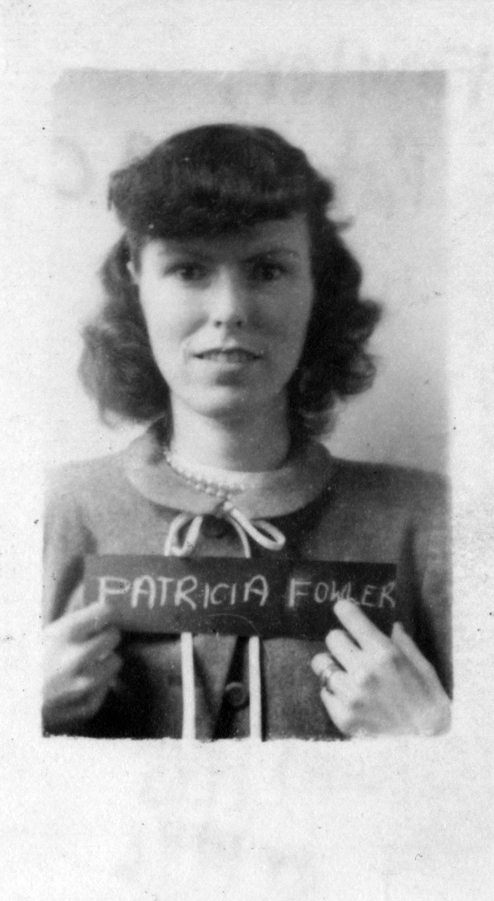 A headshot of a young Patricia Warner when she entered Barnard