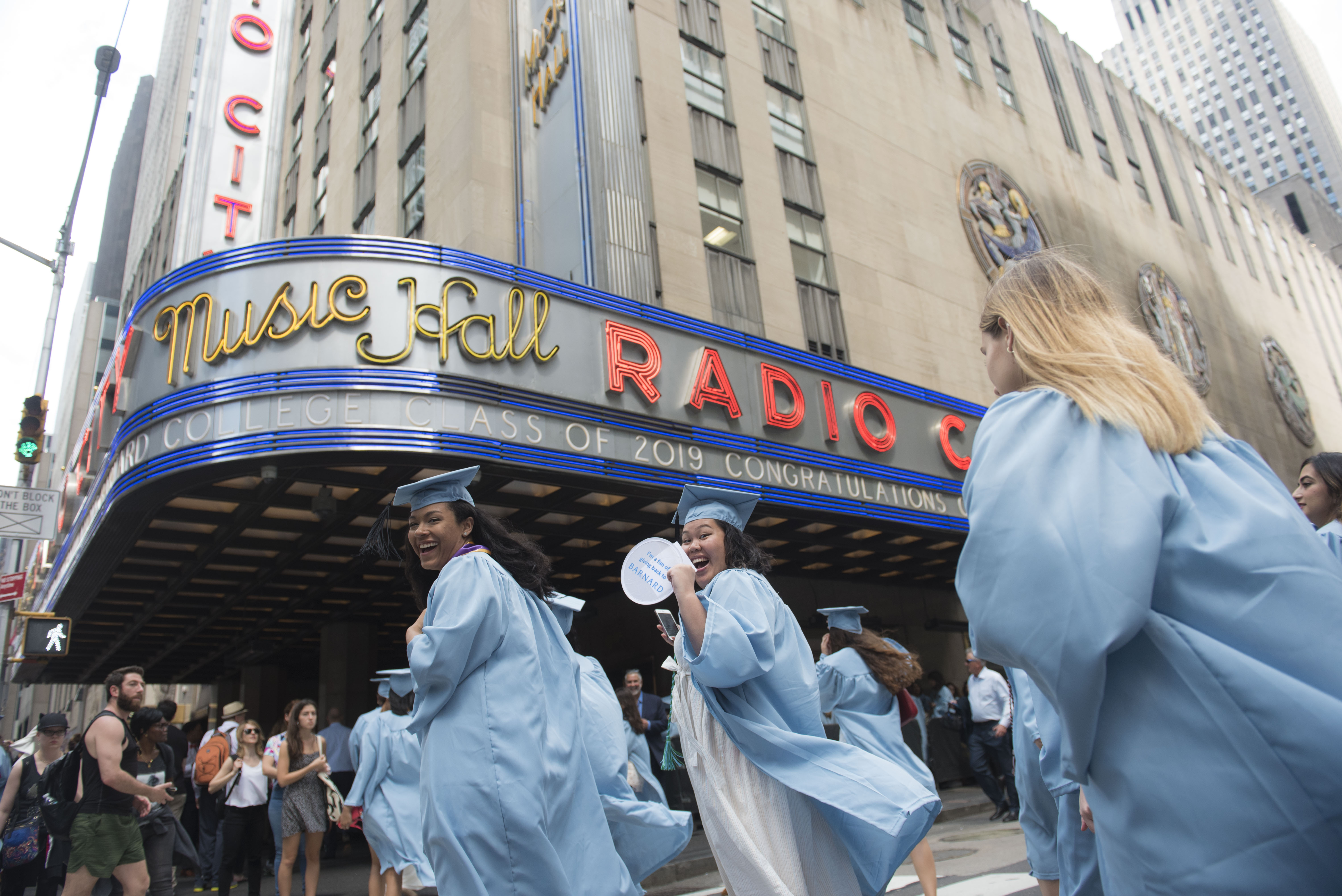 Graduates outside of Radio City